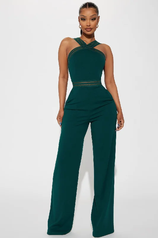 Always In Style Jumpsuit  - Hunter