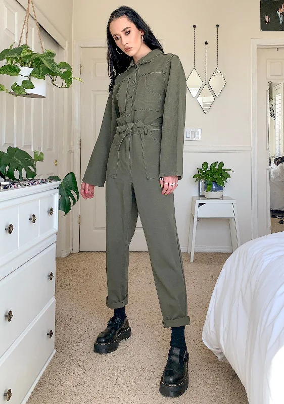 Dark Green Jumpsuit