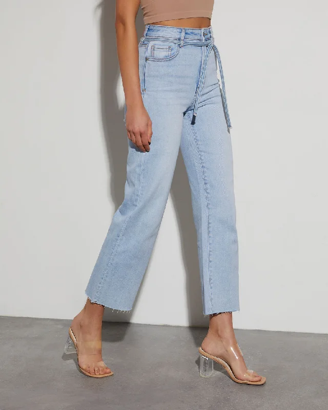 Fitzpatrick High Rise Belted Jeans