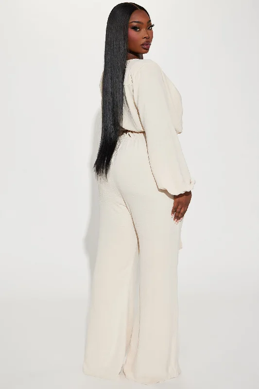 Millie Jumpsuit - Oatmeal