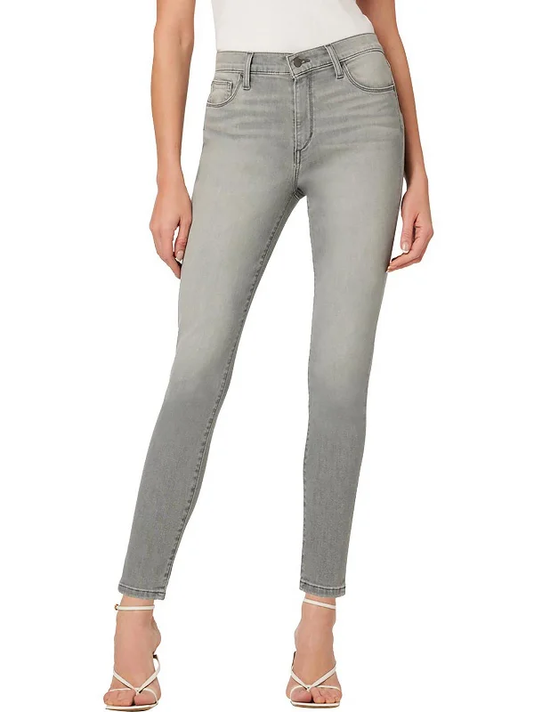 Womens High-Rise Ankle Skinny Jeans