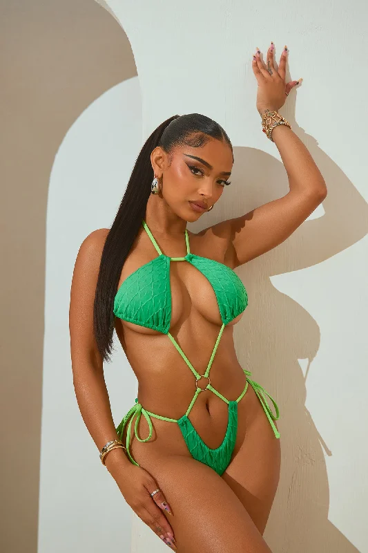 Alana 1 Piece Monokini - Green