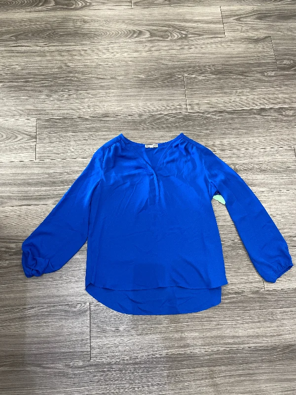 Blue Blouse Long Sleeve Pleione, Size M