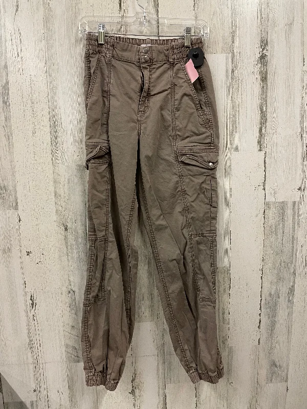 Taupe Pants Cargo & Utility Garage, Size Xs