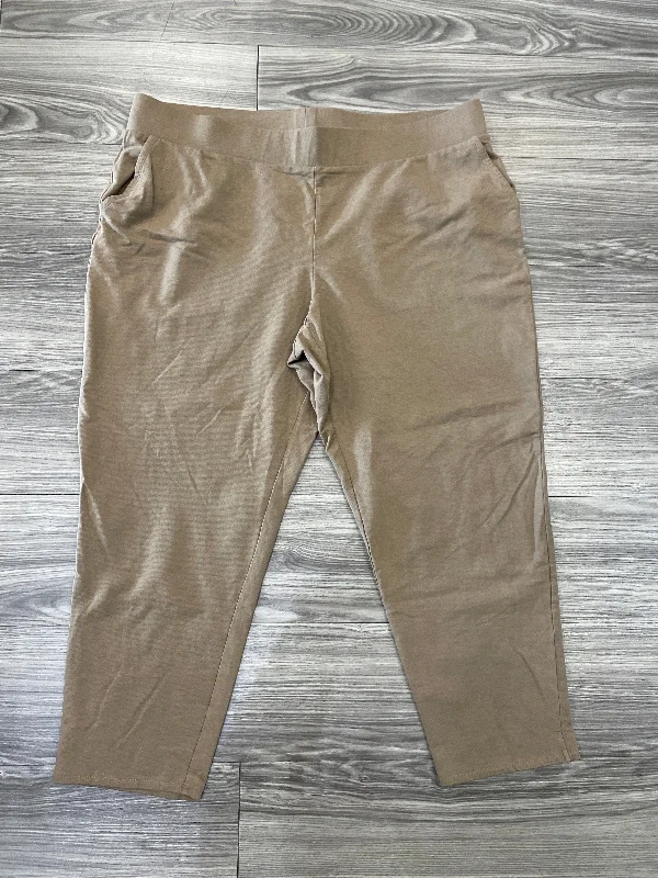 Taupe Pants Lounge J. Jill, Size 3x