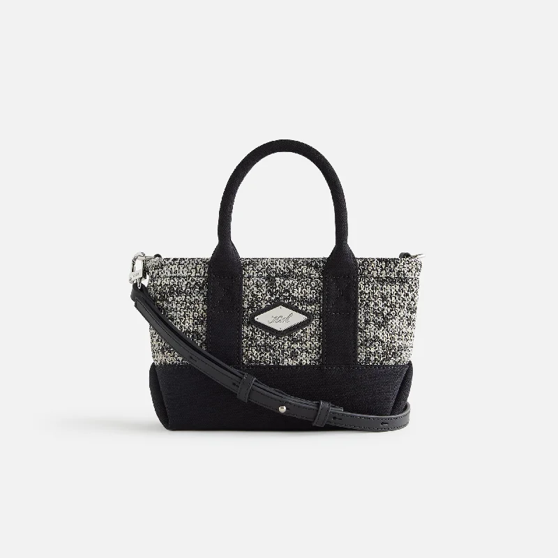 Kith Women Noemi Crochet Raffia Tote - Black