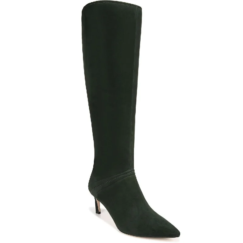 Falencia Womens Padded Insole Pointed Toe Knee-High Boots