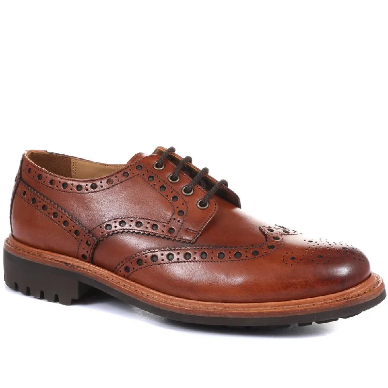 Bushwick Goodyear Welted Leather Brogues - BUSHWICK / 319 886