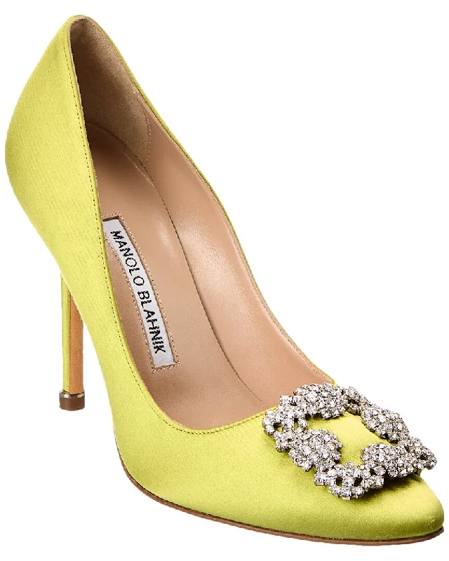 Manolo Blahnik Hangisi 105 Satin Pump