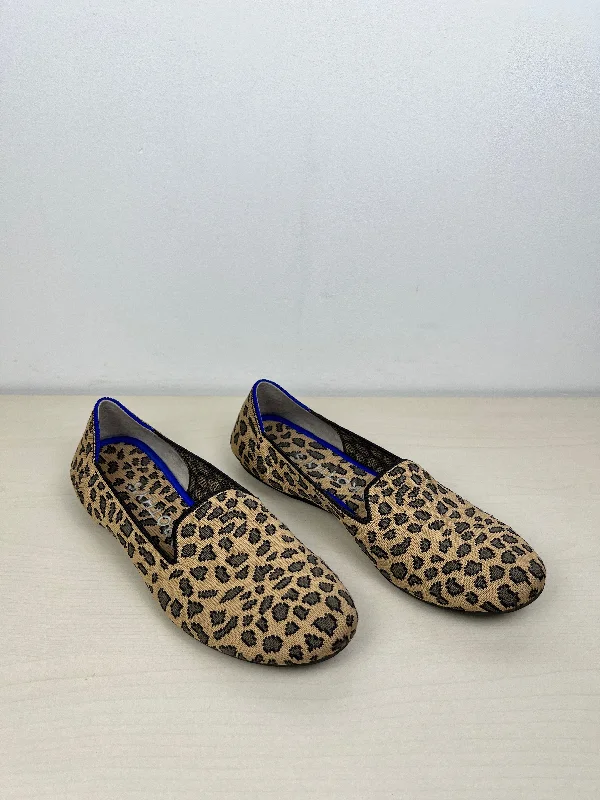 Shoes Flats By Rothys In Leopard Print, Size: 8.5