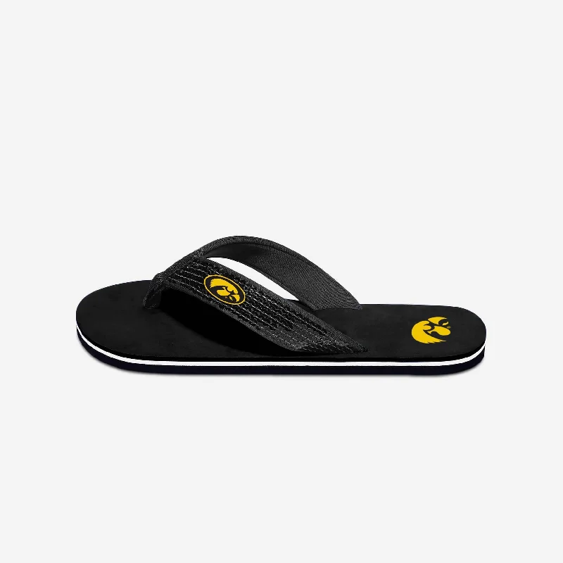 Iowa Hawkeyes Womens Sequin Flip Flop