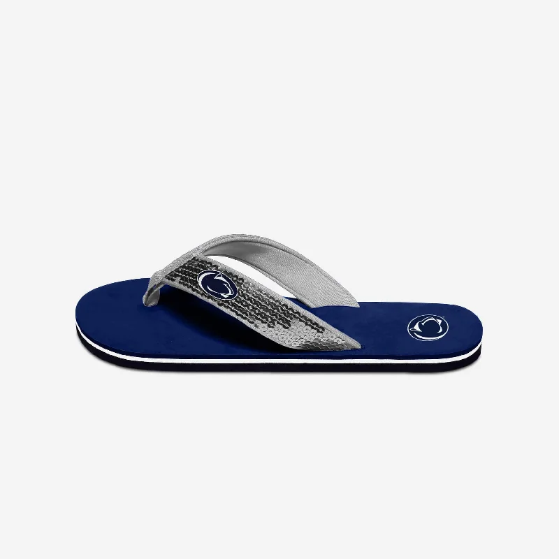 Penn State Nittany Lions Womens Sequin Flip Flop