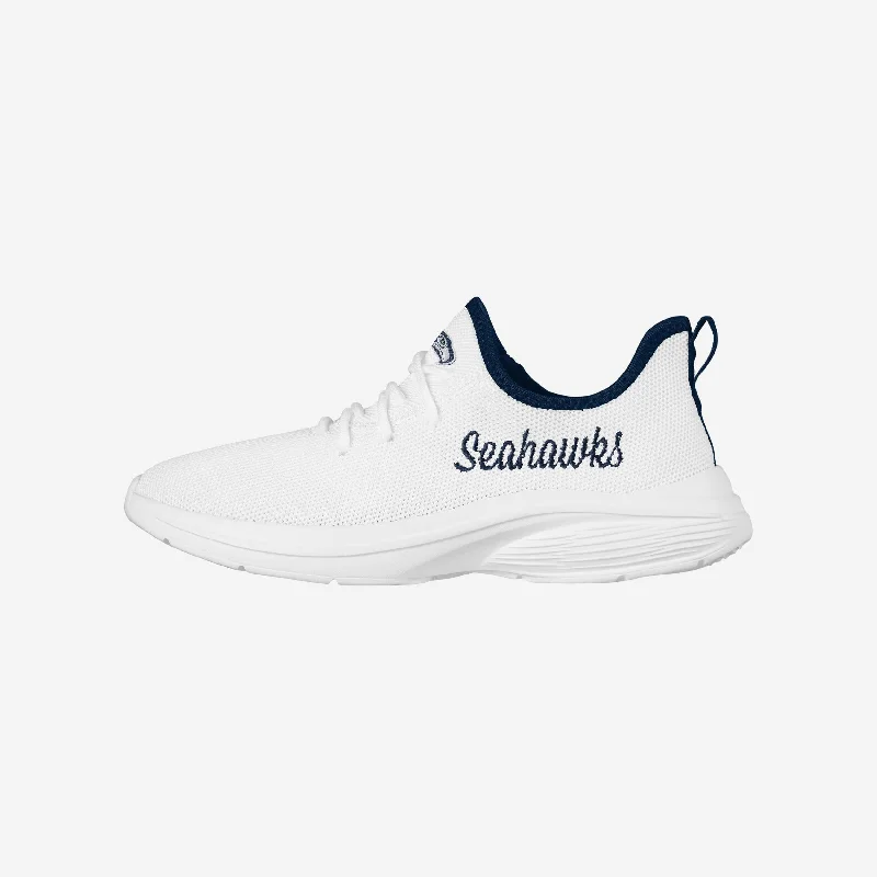 Seattle Seahawks Womens Midsole White Sneakers